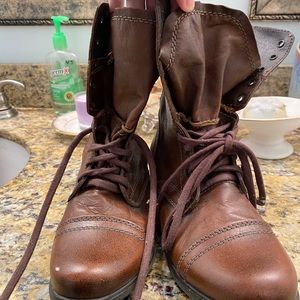 Steve Madden Combat Boots!